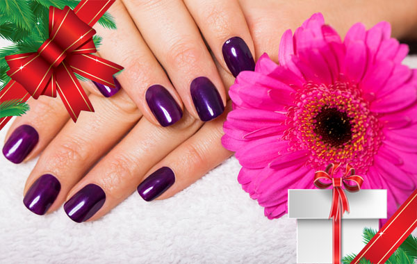 2 Applicazioni smalto semipermanente "REGALO NATALE" -50% di sconto