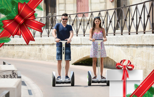 Esperienza tour con veicoli elettrici a due ruote per 2 persone "REGALO NATALE" -51% di sconto