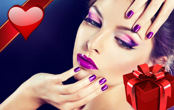 Manicure e smalto semipermanente "REGALO SAN VALENTINO" -54% di sconto