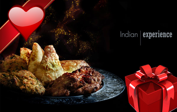 Menu Indiano x 2 persone "REGALO SAN VALENTINO" -50% di sconto