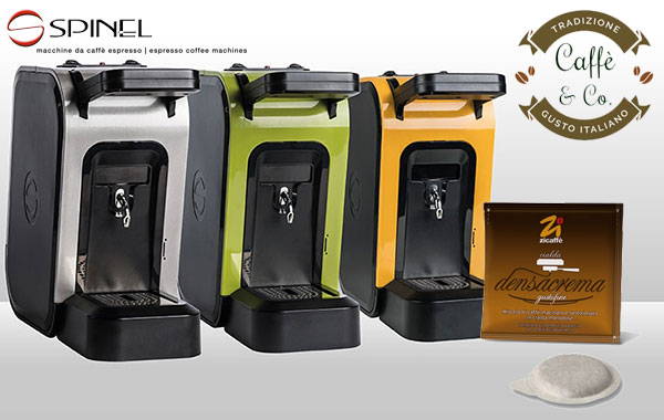 Macchina da caffè espresso con 300 capsule da CAFFÈ and CO -57% di sconto