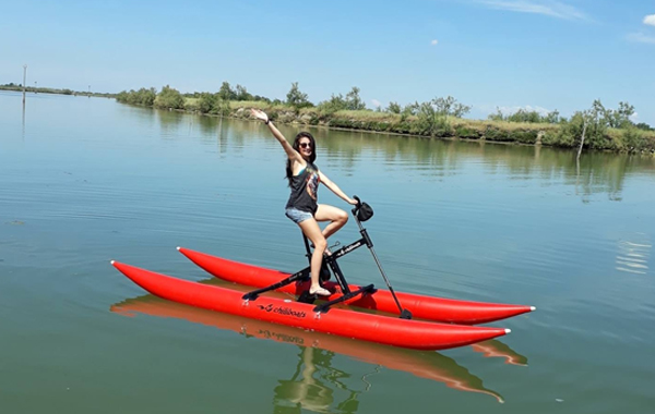 Giro in WATERBIKE nella laguna di Venezia con LAGUNIAMO -50% di sconto