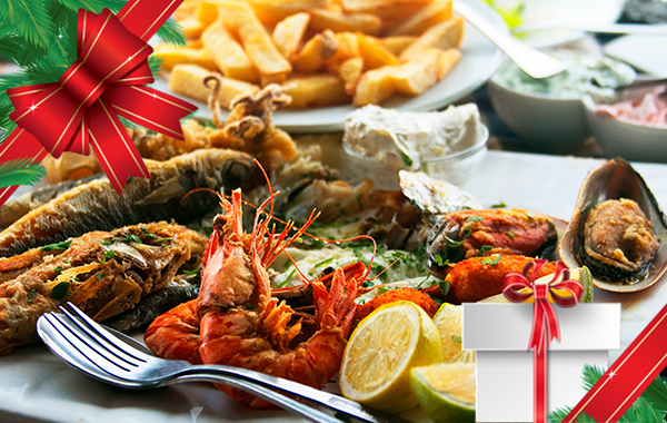 Gran menù di pesce per 2 persone presso I Marinai di Napoli "REGALO NATALE" -50% di sconto