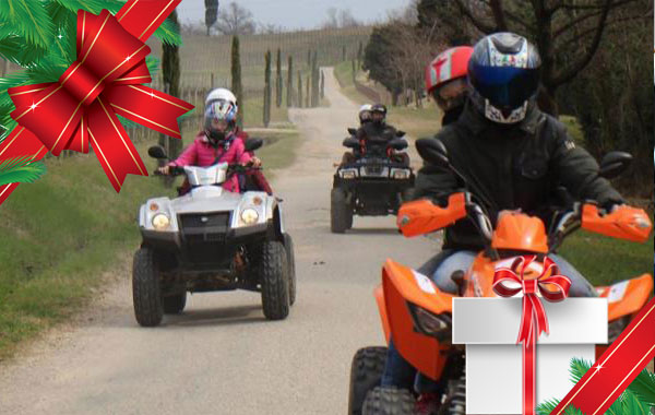 Escursione in QUAD per 2 persone tra colline, vigneti e sterrato "REGALO NATALE" -20% di sconto