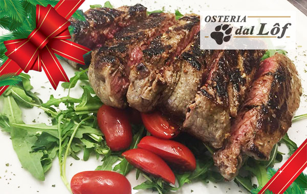 Menù di carne per 2 persone con Angus e Cube Roll "REGALO NATALE" -50% di sconto