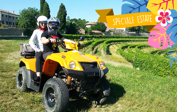 Escursione in QUAD per 2 persone tra colline, vigneti e sterrato il 29 Giugno -20% di sconto