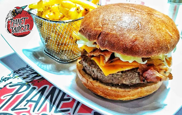 Menu Hamburger per 2 persone da Planet Burger -48% di sconto