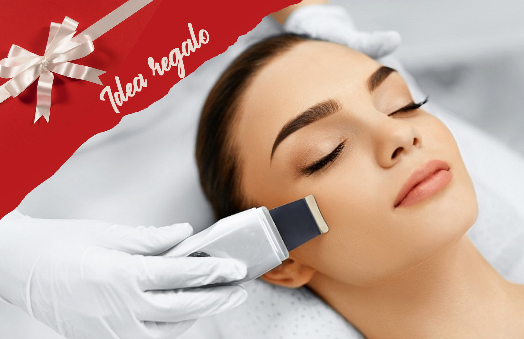 Pulizia del viso con trattamento a ultrasuoni "REGALO NATALE" -60% di sconto