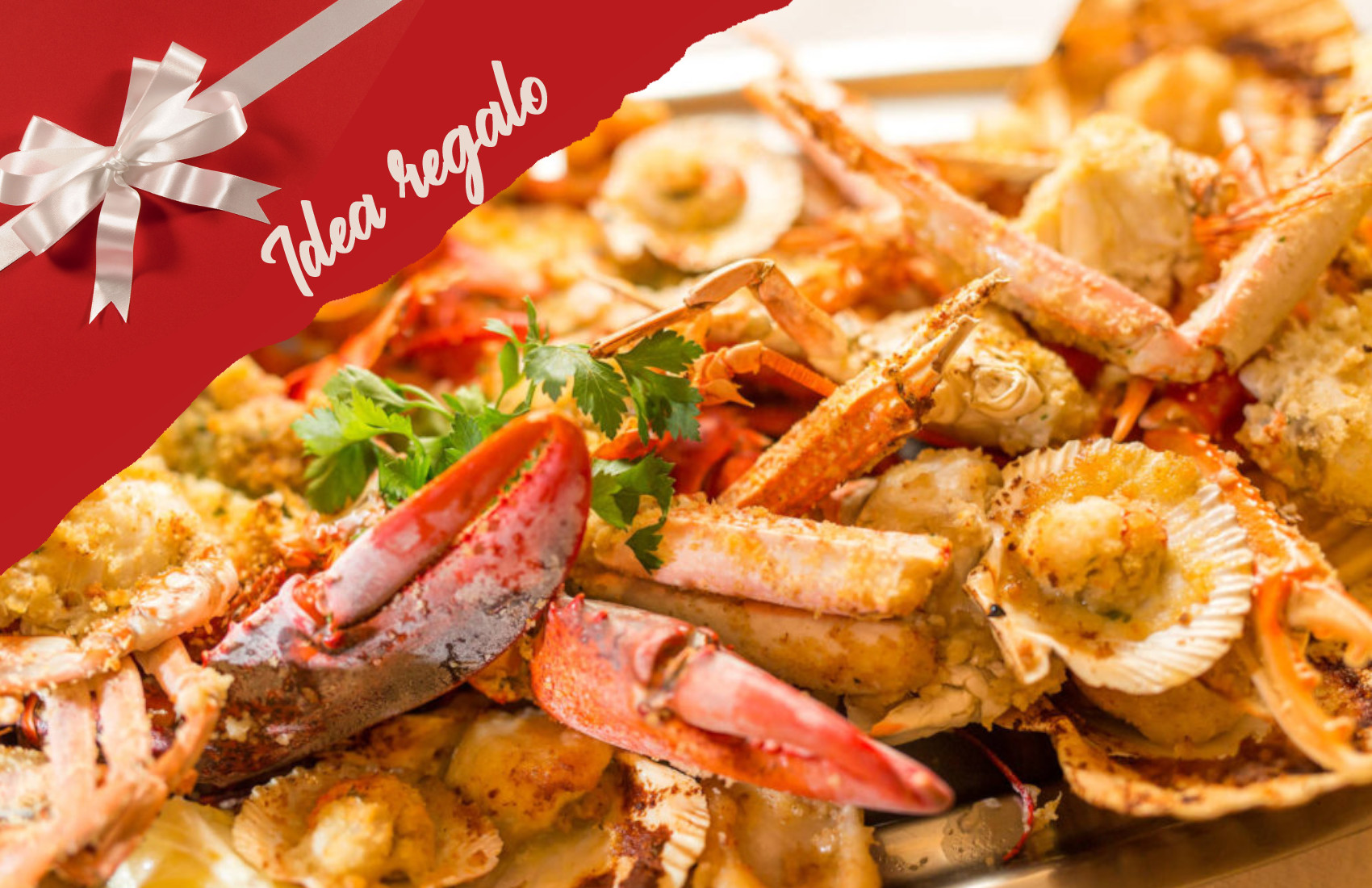 Gran menu di PESCE per 2 persone con grigliata al Ristorante Paloma Jesolo "REGALO NATALE" -53% di sconto