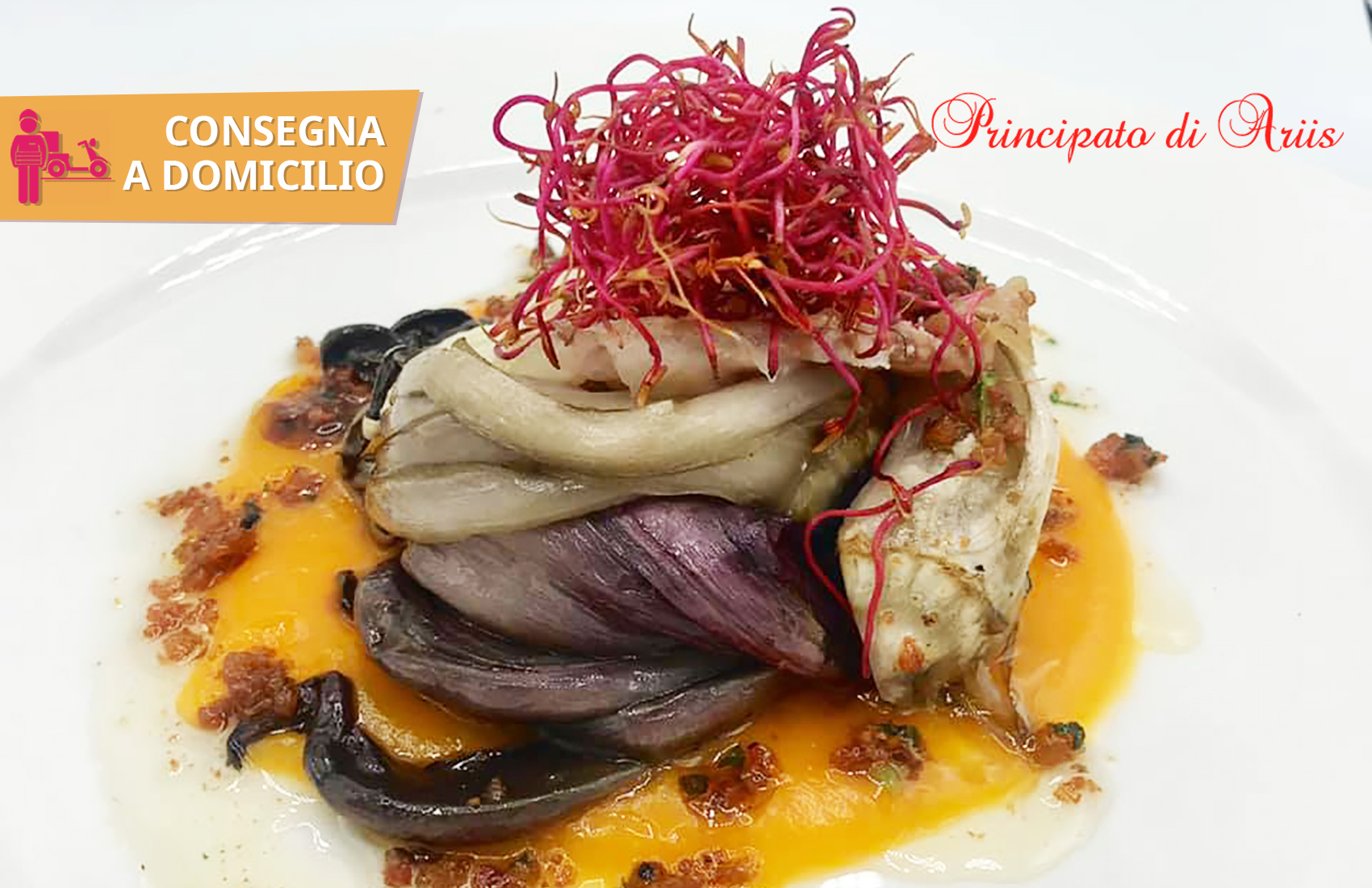 Coupon Menu Gourmet Antipasto + Primo a Domicilio - Principato di Ariis Rivignano