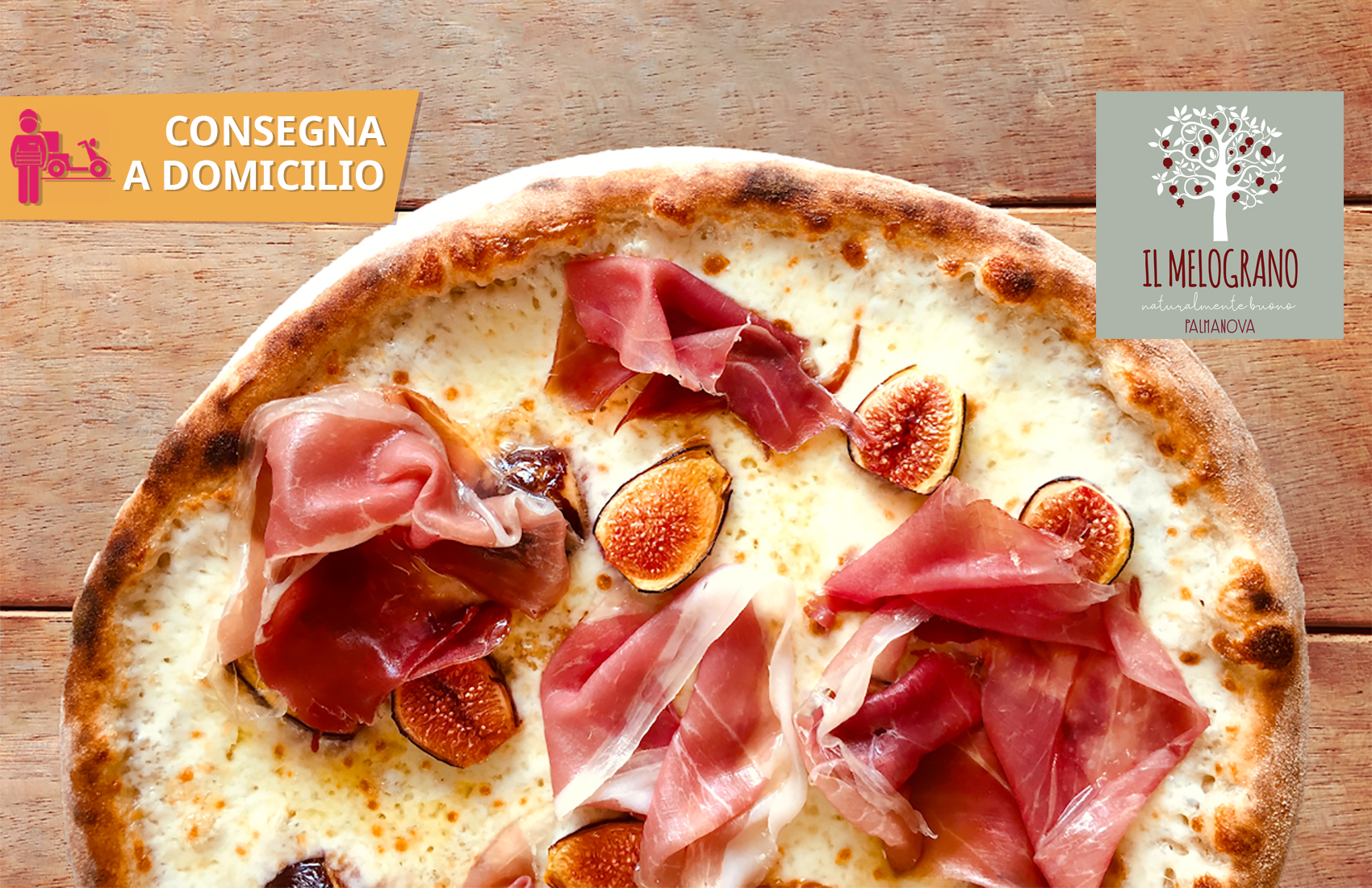 Coupon Pizza, Dolce e Bibita a Domicilio - Pizzeria Il Melograno Palmanova