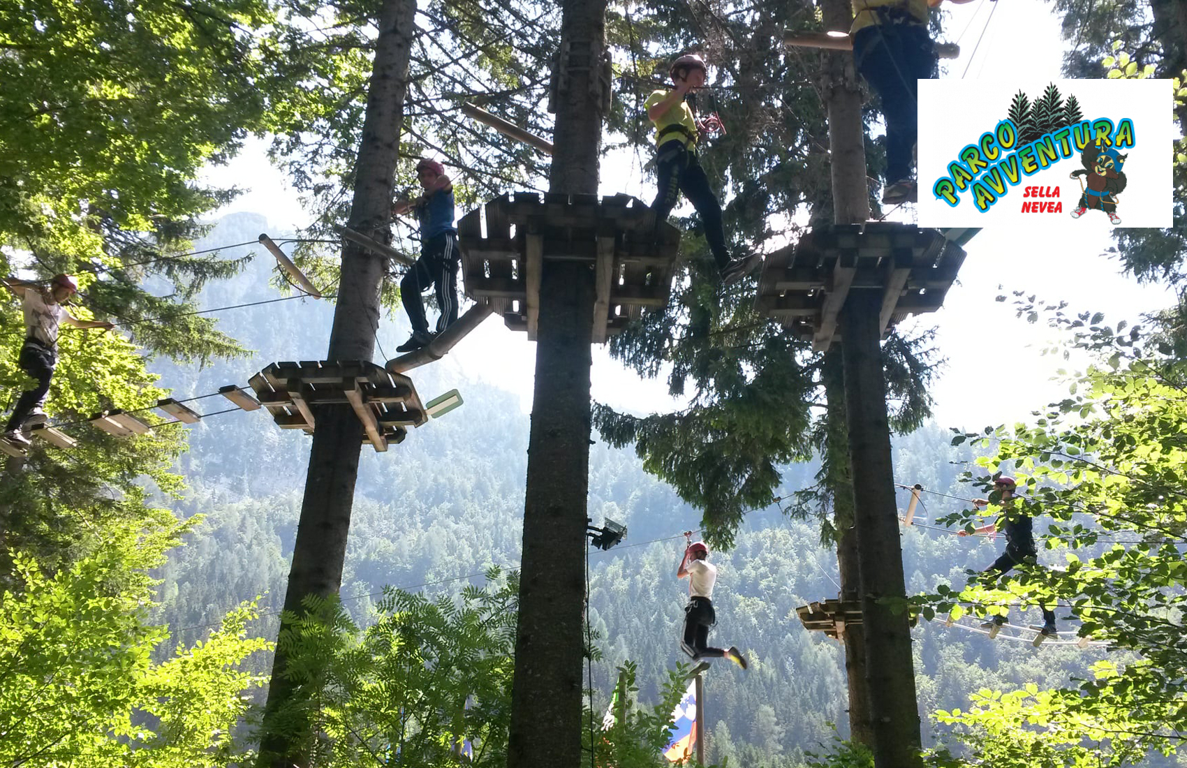 Coupon Ingresso Parco Avventura Sella Nevea - 1 Adulto e 2 Bambini -52% di sconto