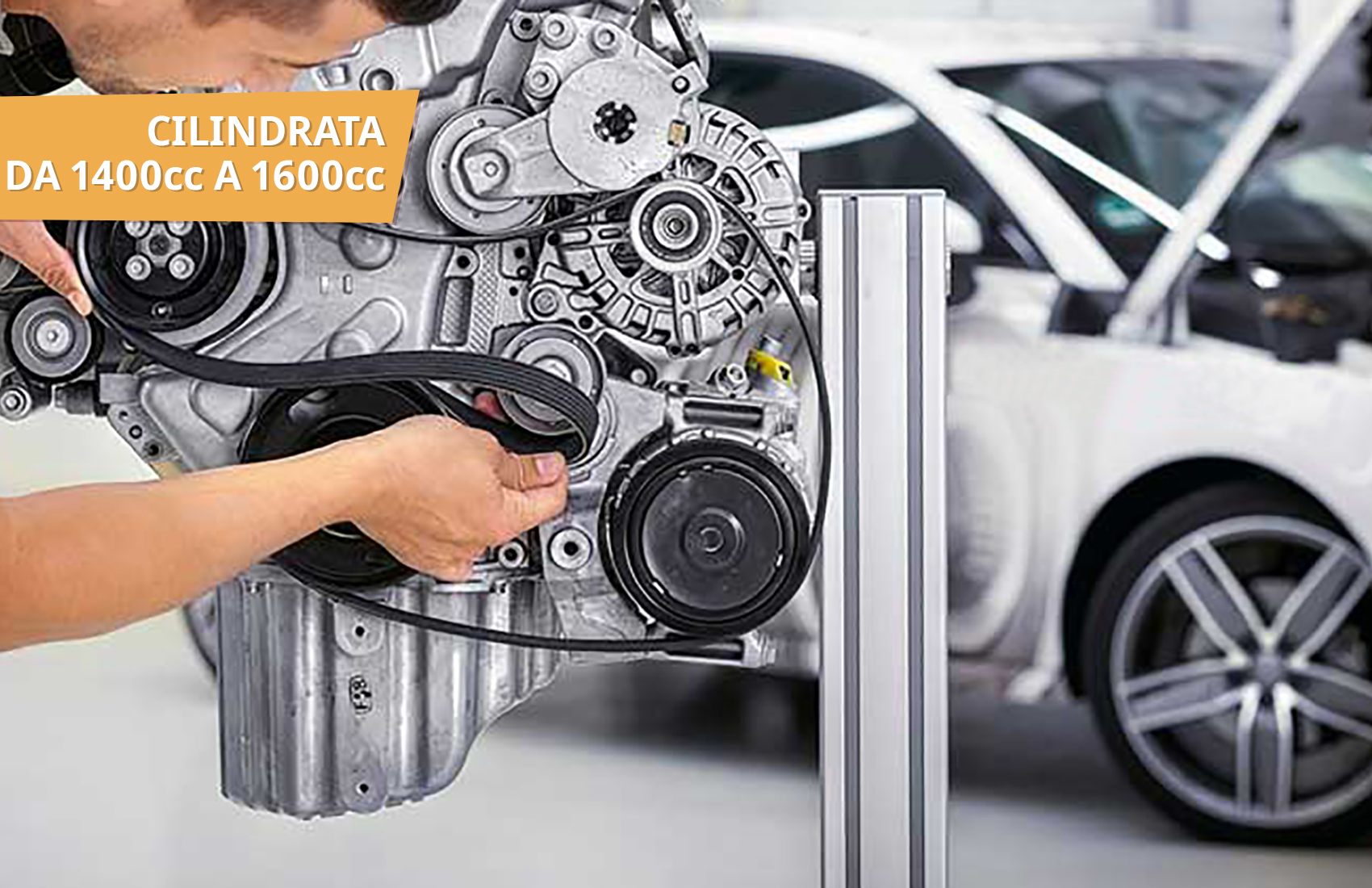 Sostituzione cinghia distribuzione 1600cc da Autotecnica a Tavagnacco -40% di sconto