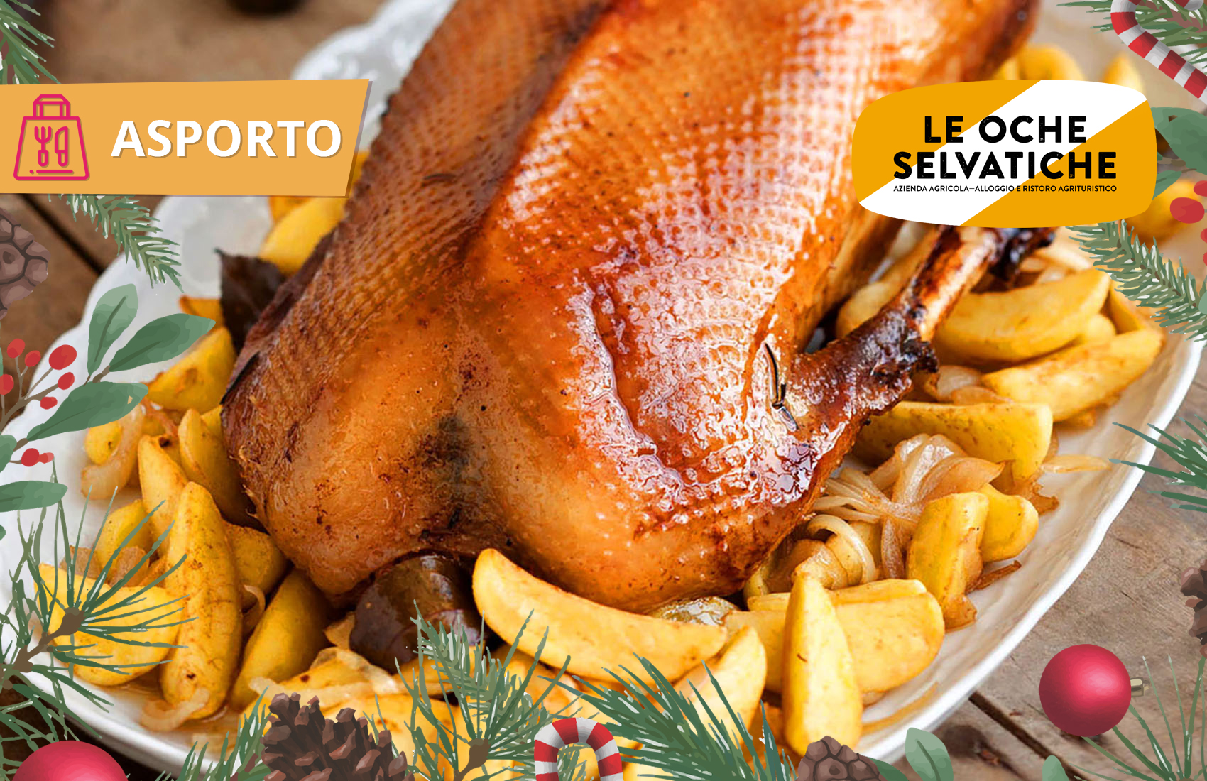 Germano reale, antipasti e contorno da asporto da Le Oche Selvatiche di Pavia di Udine