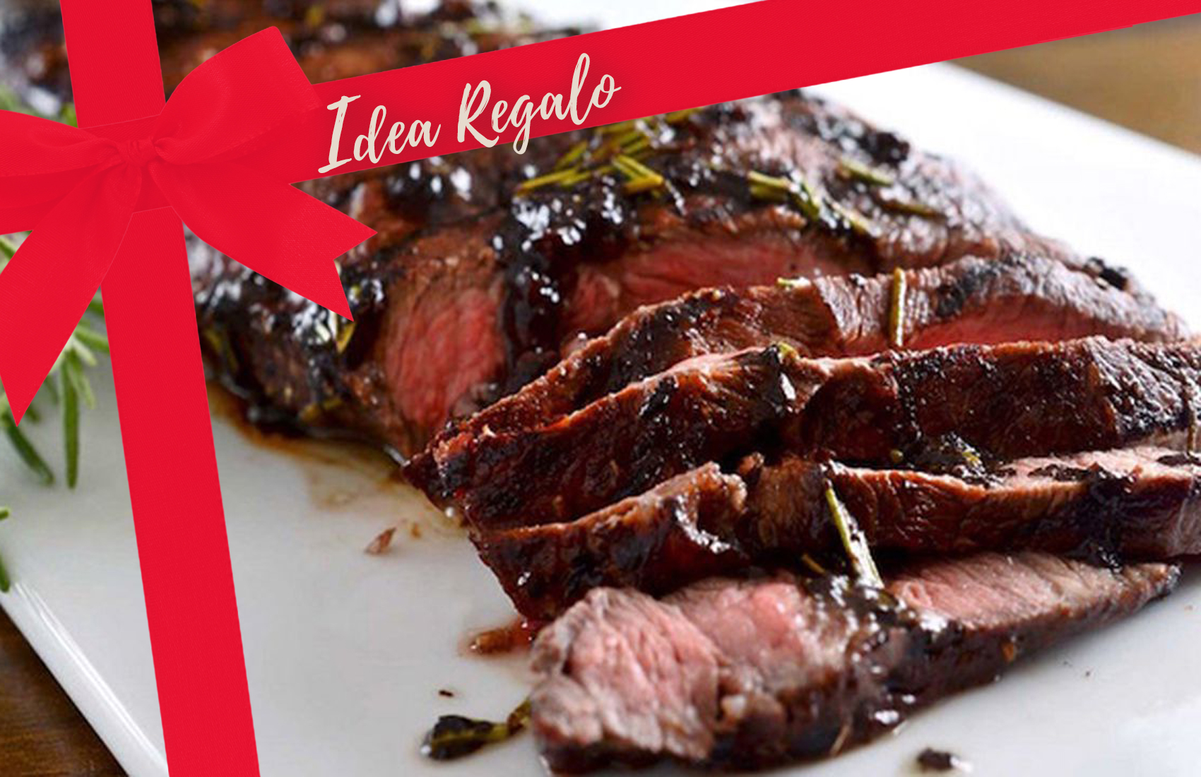 Menu di carne per 2 persone con TAGLIATA DI MANZO "REGALO NATALE" -46% di sconto