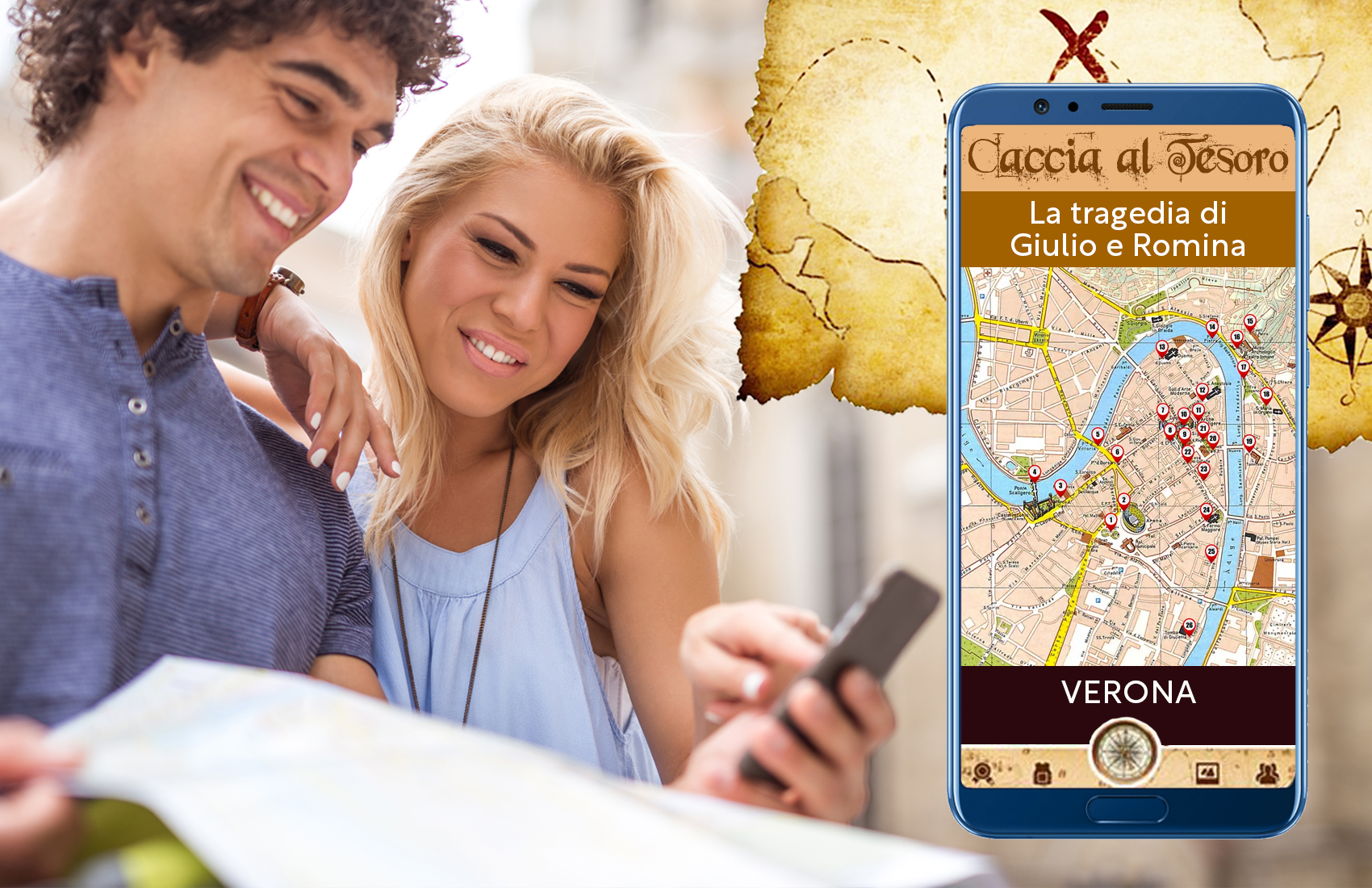 Caccia al Tesoro Verona fino a 8 Persone -50% di Sconto