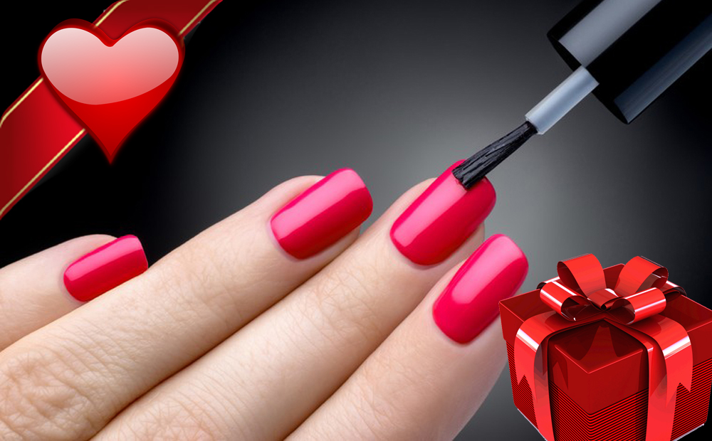 Manicure e smalto semipermanente "REGALO DI SAN VALENTINO" -50% di sconto