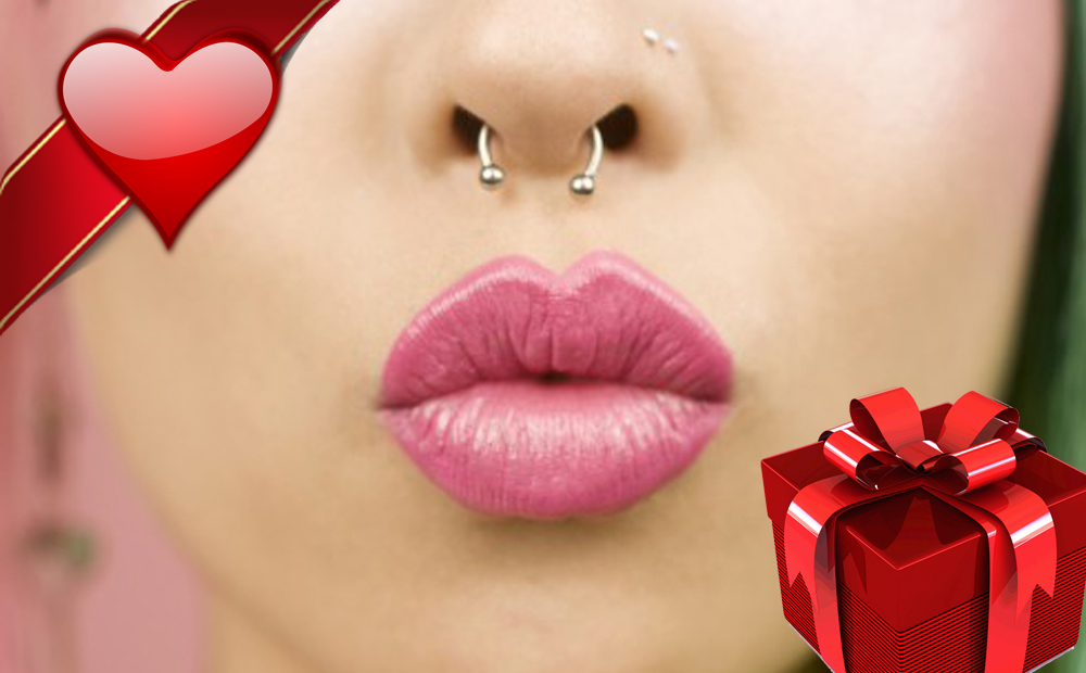 Piercing a scelta "REGALO DI SAN VALENTINO" -51% di sconto