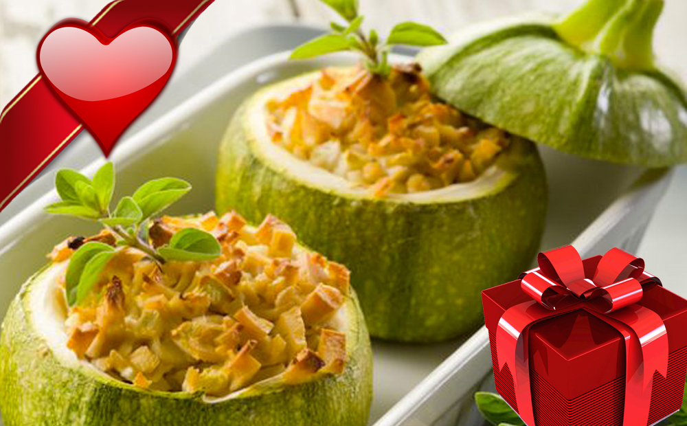 Menù VEGETARIANO per 2 persone e calice "REGALO DI SAN VALENTINO" -43% di sconto