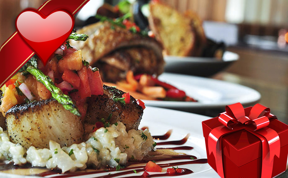 Cena per 2 con prosecco, antipasti, primo e secondo dolce e calice "REGALO DI SAN VALENTINO" -52% di sconto