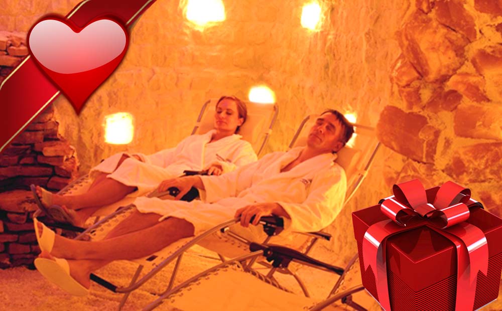 GROTTA DI SALE per 2 persone "REGALO SAN VALENTINO" -55% di sconto