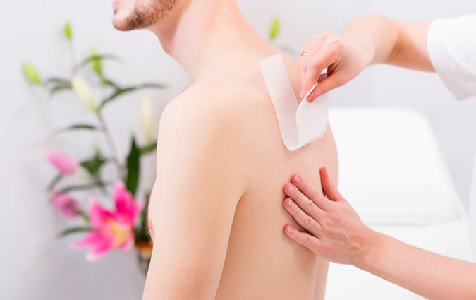 Epilazione UOMO gamba, schiena e ascelle -50% di sconto