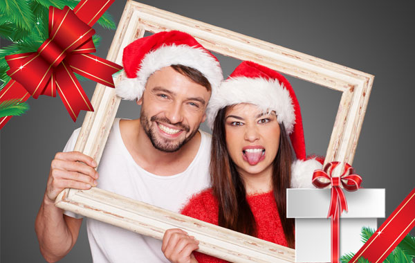Servizio fotografico per 1 o 2 persone e stampa "REGALO NATALE" -51% di sconto