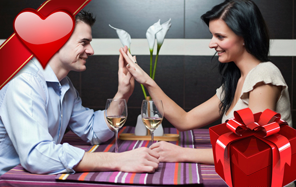 Menu di PESCE, dolce e calice per 2 persone "REGALO DI SAN VALENTINO" -58% di sconto