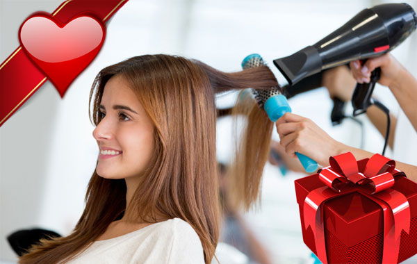 Pacchetto 4 shampoo e 4 pieghe moda "REGALO DI SAN VALENTINO" -76% di sconto