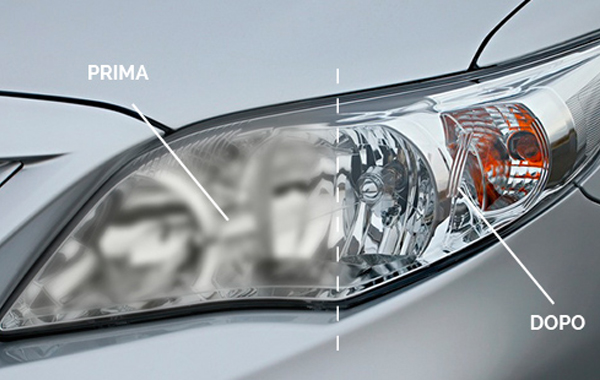 Ripristino trasparenza fanali -45% di sconto