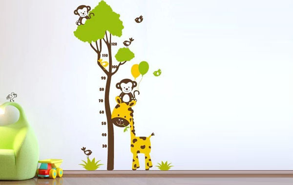 Misurabimbi da parete dipinto a mano -78% di sconto